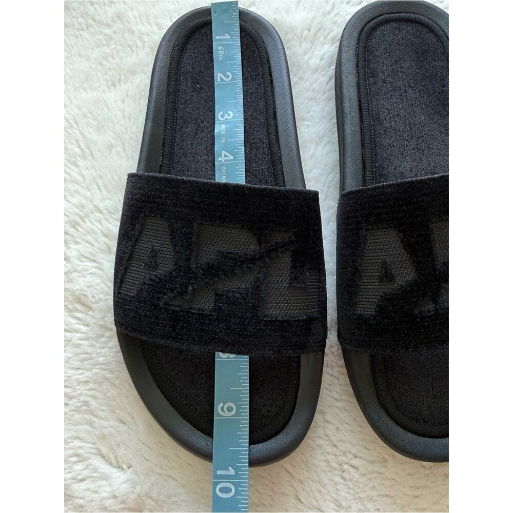 NEW!!! APL women velvet black slides size 7 US Authentic Retail 130& - Picture 4 of 7